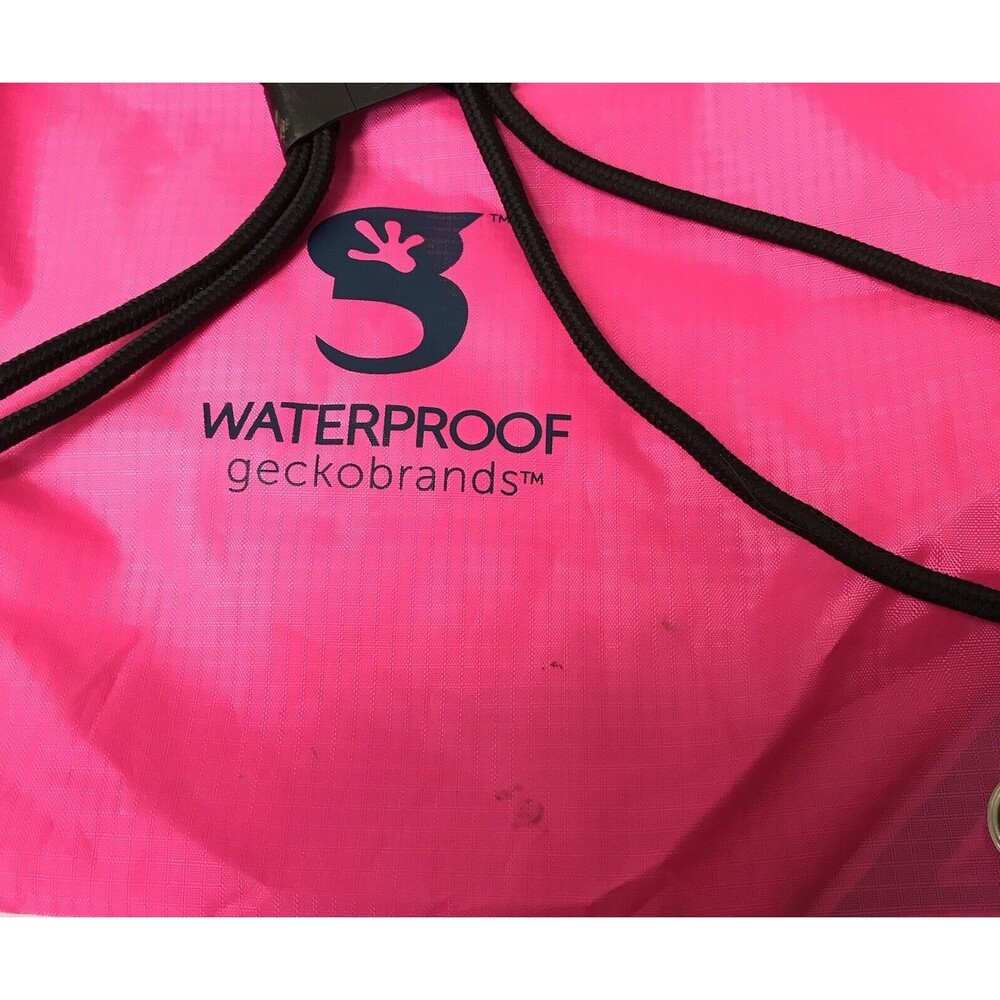 Geckobrands Drawstring Waterproof Backpack Travel… - image 8